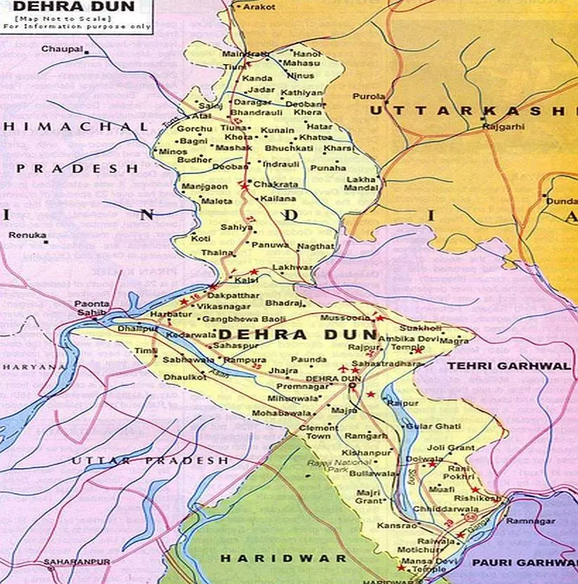 Dehradun-Map